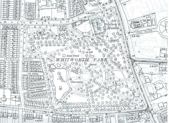 1907 layout of Park