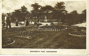 Central flower bed in 1915